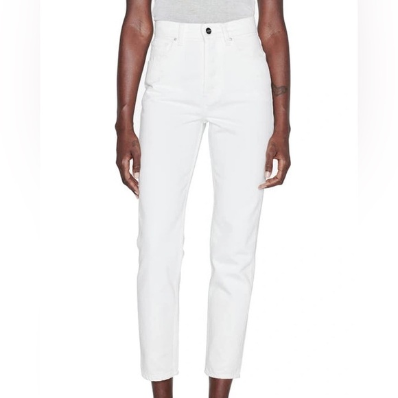 NWT Anine Bing Sonya Jeans In Off-White - Picture 12 of 13